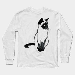 siamese cat Long Sleeve T-Shirt